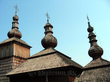 Drevený kostol Nová Polianka (Skanzen Svidník)